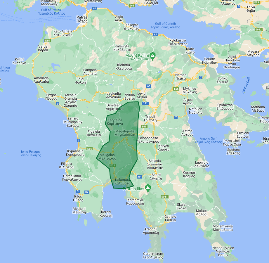 Mounty Tricky - Route Map