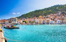 *Pass by the picturesque small city of Gytheio